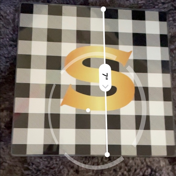 Monogram “S” Glass Trivet - Picture 3 of 3